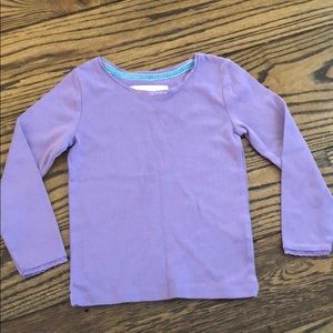 Boden Sz 4-5 yr Purple Long Sleeve Top